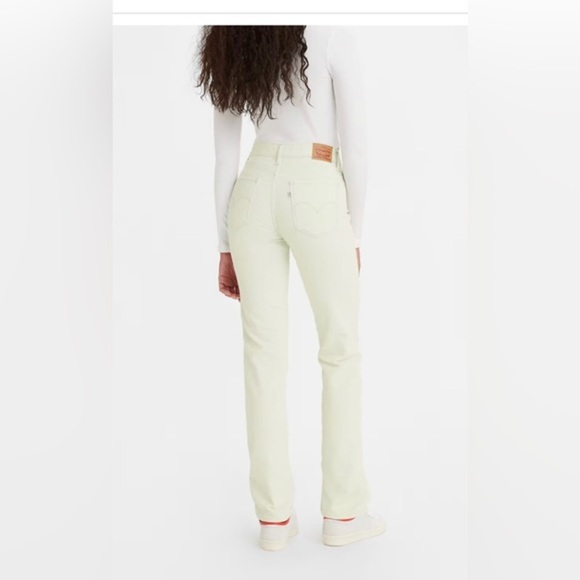Levi’s light blue 724 CORDUROY HIGH RISE STRAIGHT PANTS size 28x32 new - Picture 8 of 15